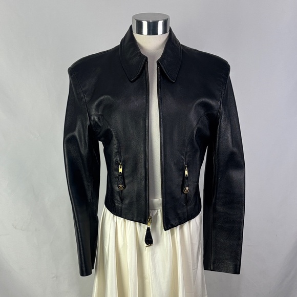 Cache Jackets & Blazers - Cache Vintage Black Cropped Jacket